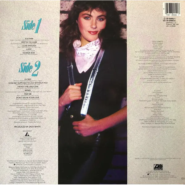 Laura Branigan Branigan 2 Vintage Vinyl Record Cover - Classical33.co.uk