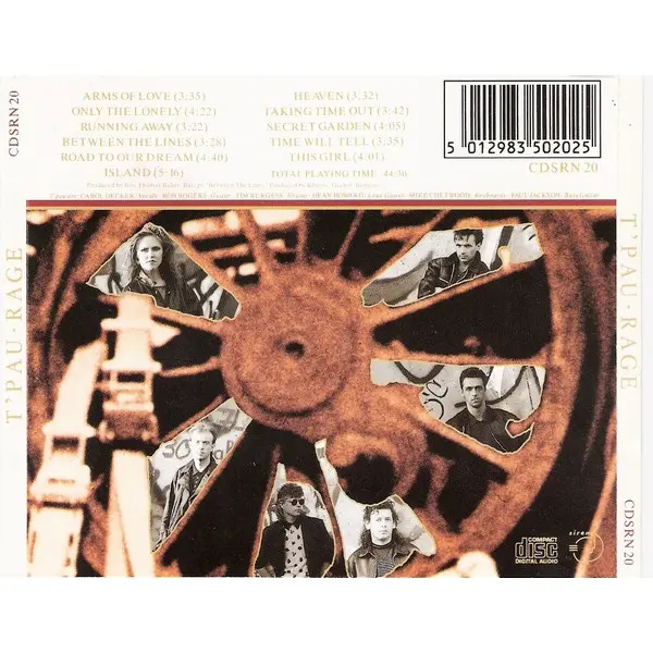 T'Pau - Rage (CD, Album) - NM/NM - Classical33.co.uk