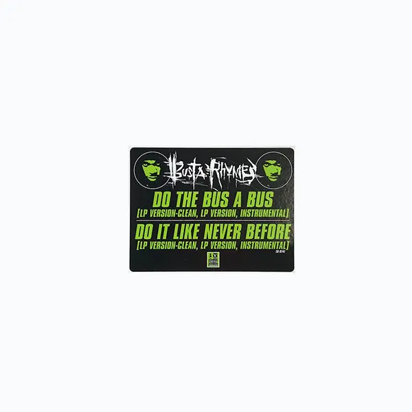 Busta Rhymes - Do The Bus A Bus / Do It Like Never Before - All City Records
