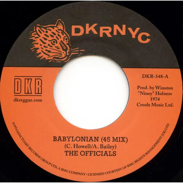 Officials (4), The - Babylonian - All City Records