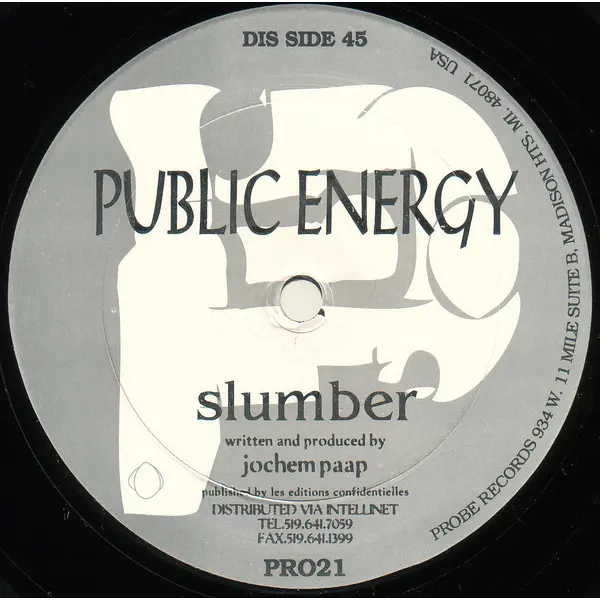 Public Energy - Slumber / Velocity - All City Records