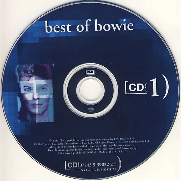 Bowie* - Best Of Bowie (2xCD, Compilation, EMI) - VG+/VG+ - Classical33.co.uk