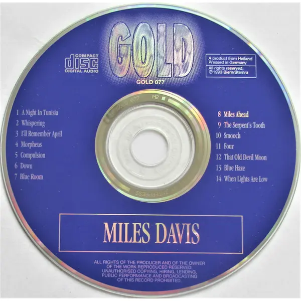 Miles Davis - Gold (CD, Compilation) - NM/NM - Classical33.co.uk
