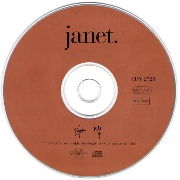 Janet Jackson - Janet. (CD, Album) - VG+/VG+ - Classical33.co.uk