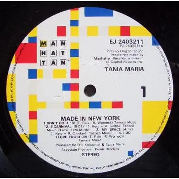 Tania Maria - Made In New York Vinyl LP (LP Record, Album) - NM/VG+ - Classical33.co.uk