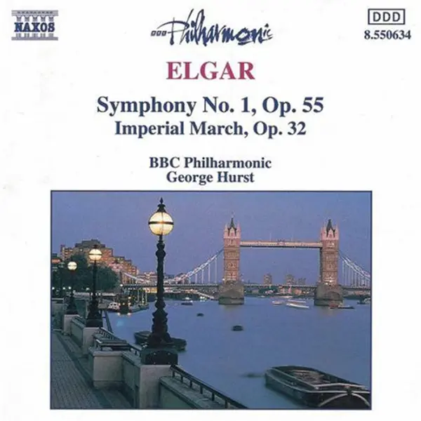 Elgar - BBC Philharmonic, George Hurst - Symphony No. 1, Op. 55 · Imperial March, Op. 32 (CD, Album) - NM/NM - Classical33.co.uk