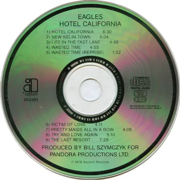 Eagles - Hotel California (CD, Album) - VG+/NM - Classical33.co.uk