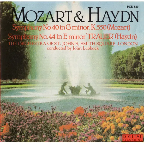 Mozart and Haydn, The Orchestra Of St. John's, Smith Square, London, John Lubbock - Mozart and Haydn (CD, Album) - NM/NM - Classical33.co.uk