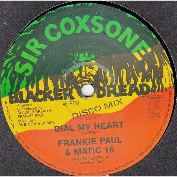 Frankie Paul & Matic 16 - Dial My Heart - All City Records