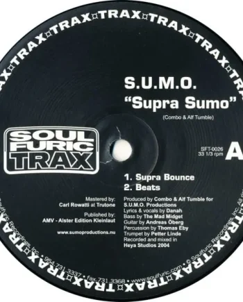 S.U.M.O. - Supra Sumo 12 Inch Vinyl Single (12 Inch Record) - VG+/VG+ - Classical33.co.uk