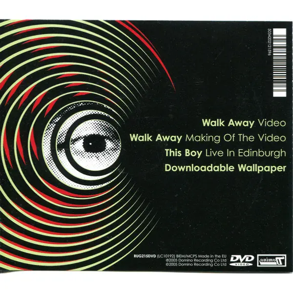 Franz Ferdinand - Walk Away (DVD-V, Single, PAL) - NM/NM - Classical33.co.uk