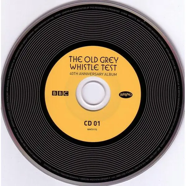 The Old Grey Whistle Test (40th Anniversary Album) (3xCD, Compilation) - VG+/VG+ - Classical33.co.uk