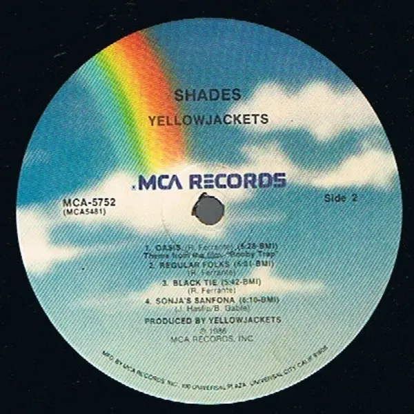 Yellowjackets - Shades Vinyl LP (LP Record, Album) - NM/VG+ - Classical33.co.uk