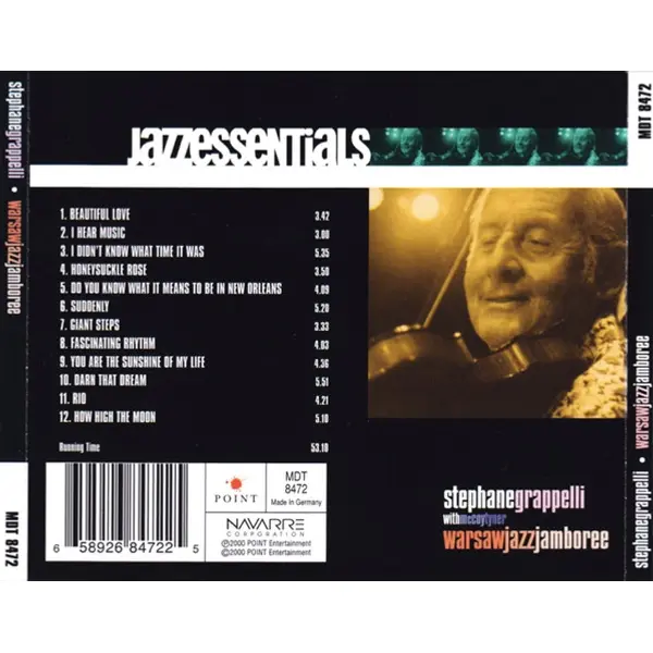 Stephane Grappelli With McCoy Tyner - Warsaw Jazz Jamboree (CD, Album) - NM/NM - Classical33.co.uk
