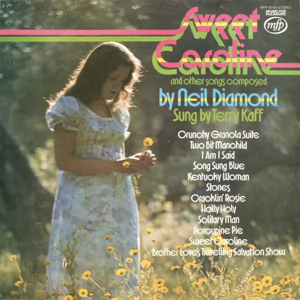 Terry Kaff - Sweet Caroline And Other Songs Composed By Neil Diamond Vinyl LP Album (LP Record) - VG+/VG+ - Classical33.co.uk