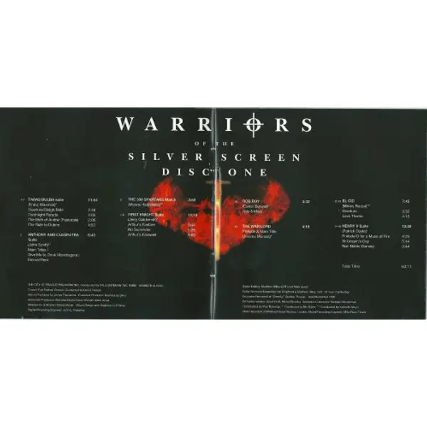 Warriors Of The Silver Screen (2xCD, Album, Compilation) - NM/NM - Classical33.co.uk