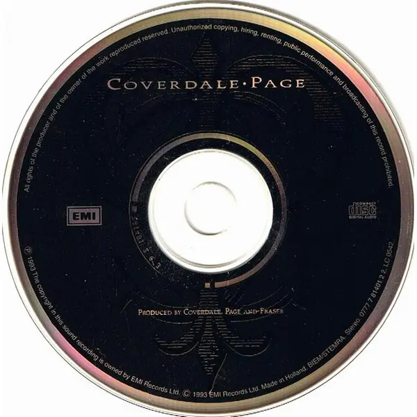 Coverdale • Page* - Coverdale • Page (CD, Album) - NM/NM - Classical33.co.uk