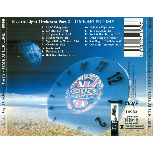 Electric Light Orchestra Part 2 - Time After Time (CD, Compilation) - NM/NM - Classical33.co.uk