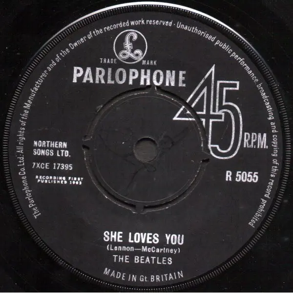The Beatles - She Loves You 7 Inch Vinyl Single (7 Inch Record, Mono) - VG+/Generic - Classical33.co.uk