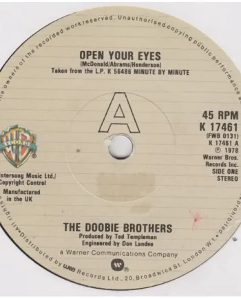 The Doobie Brothers - Open Your Eyes 7 Inch Vinyl Single (7 Inch Record) - NM/VG+ - Classical33.co.uk