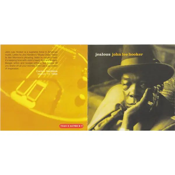 John Lee Hooker - Jealous (CD, Album) - VG+/NM - Classical33.co.uk