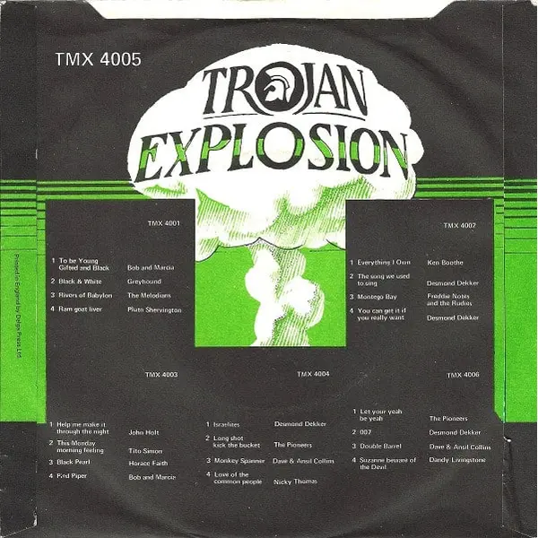 Trojan Explosion 7 Inch Vinyl Single (7 Inch Record, Maxi, Compilation) - VG+/VG+ - Classical33.co.uk