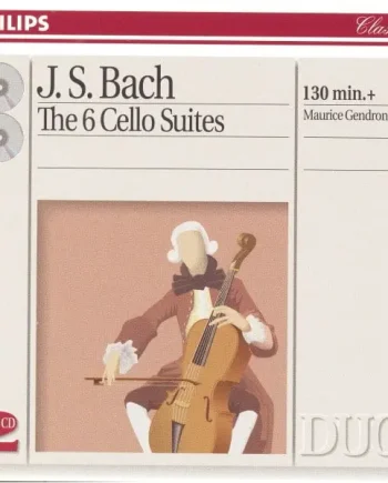 Bach - Maurice Gendron - The 6 Cello Suites (2xCD, Album, RM) - NM/VG+ - Classical33.co.uk