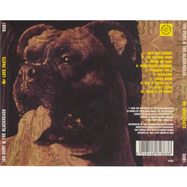 Ian Dury And The Blockheads - Mr. Love Pants (CD, Album) - NM/NM - Classical33.co.uk