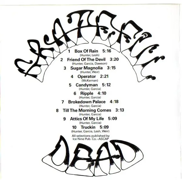 The Grateful Dead - American Beauty (CD, Album) - NM/NM - Classical33.co.uk