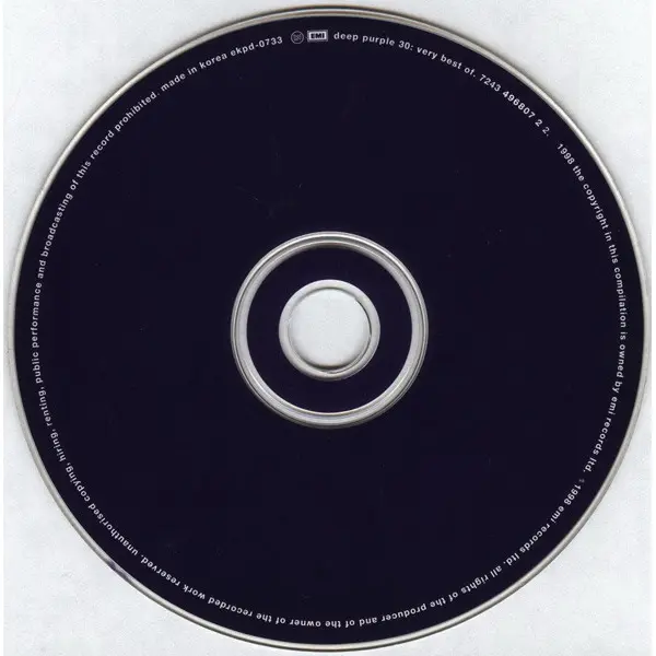 Deep Purple - 30: Very Best Of (CD, Compilation) - NM/NM - Classical33.co.uk