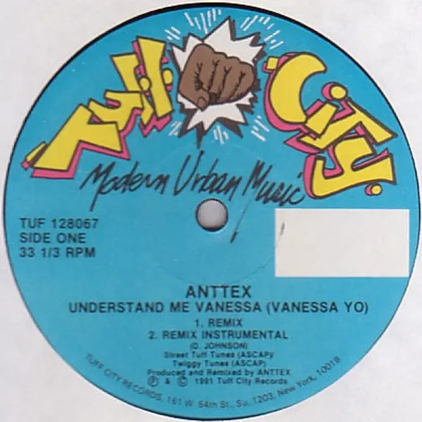 Anttex - Understand Me Vanessa (Vanessa Yo) - All City Records