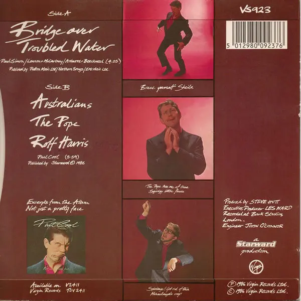 Phil Cool - Bridge Over Troubled Water 7 Inch Vinyl Single (7 Inch Record) - NM/NM - Classical33.co.uk