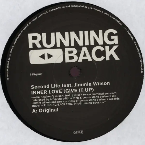 Second Life - Inner Love (Give It Up) - All City Records