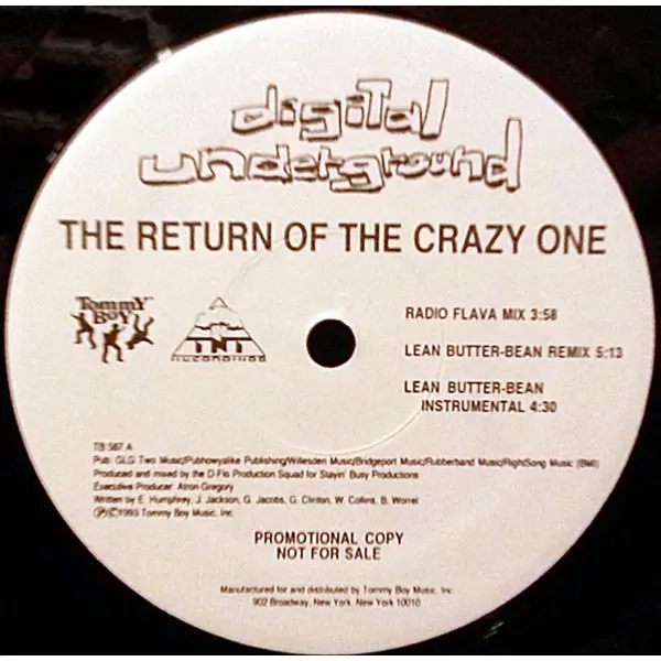 Digital Underground - The Return Of The Crazy One - All City Records