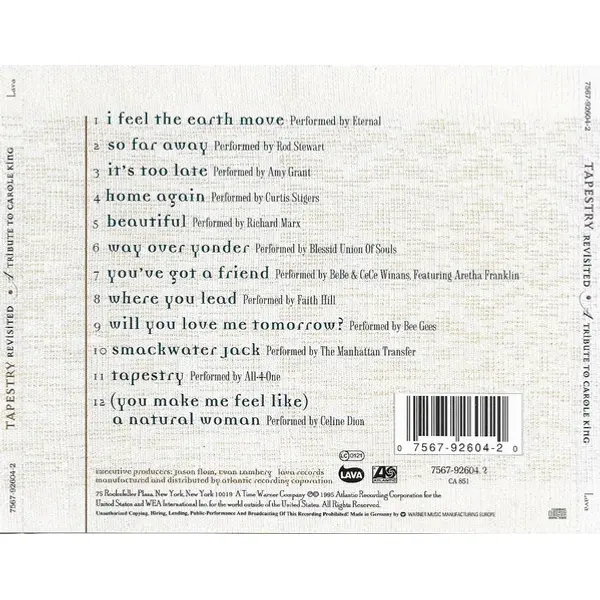 Tapestry Revisited: A Tribute To Carole King (CD, Album) - NM/NM - Classical33.co.uk