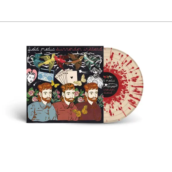 FIELD MEDIC - SURRENDER INSTEAD VINYL (LTD. ED. BONE W/ RED SPLATTER)