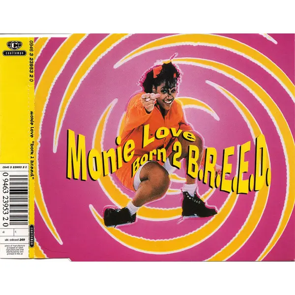 Monie Love - Born 2 B.R.E.E.D. (CD, Single) - VG+/VG+ - Classical33.co.uk