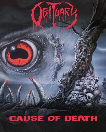OBITUARY - CAUSE OF DEATH VINYL RE-ISSUE (LTD. REMASTERED ED. GRAY/BLACK SPLATTER)