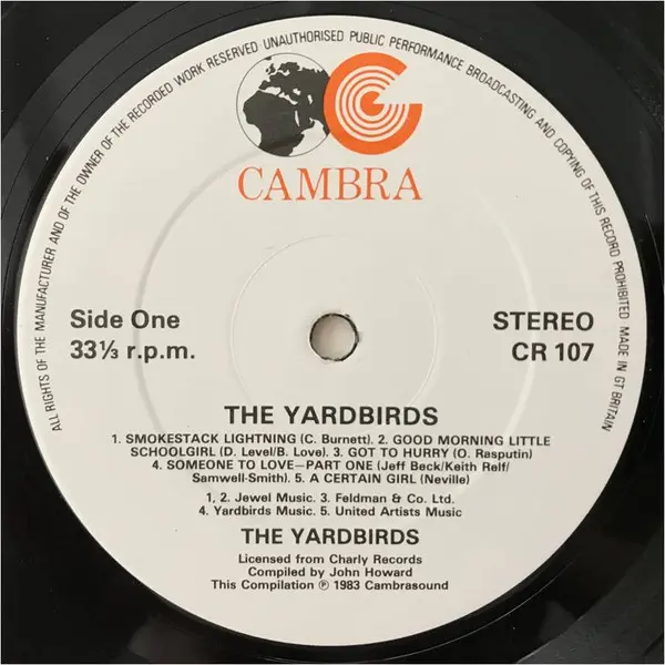 The Yardbirds - The Yardbirds Vinyl LP (2xLP Record, Compilation) - NM/VG+ - Classical33.co.uk