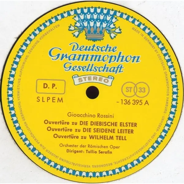 Tullio Serafin / Orchester Der Römischen Oper - Ouvertures Vinyl LP (LP Record) - NM/NM - Classical33.co.uk