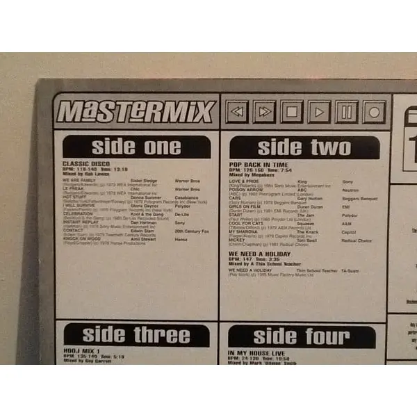Music Factory Mastermix - Issue 106 Vinyl LP (2xLP Record, Compilation, Part Mixed) - NM/NM - Classical33.co.uk