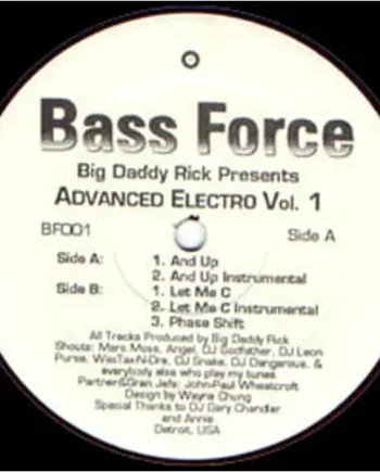 Big Daddy Rick - Advanced Electro Vol. 1 - All City Records