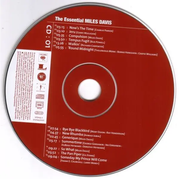 Miles Davis - The Essential Miles Davis (2xCD, Compilation) - NM/VG+ - Classical33.co.uk