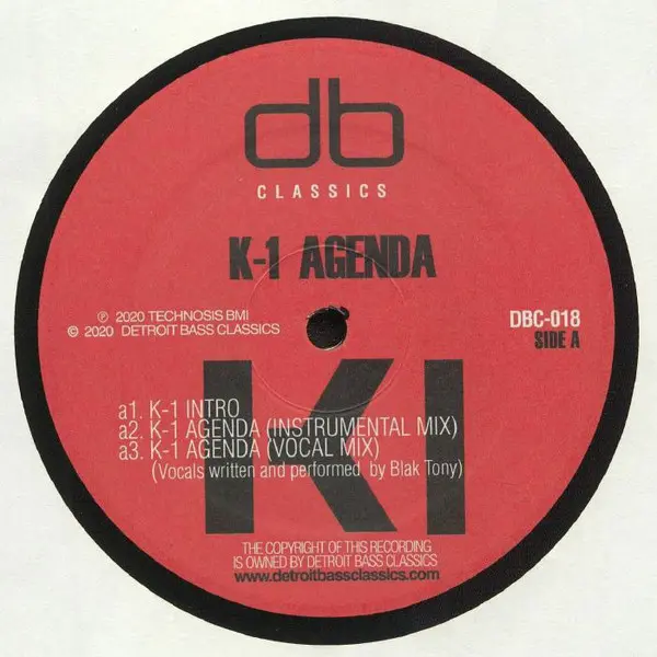 DJ K-1 - K-1 Agenda - All City Records