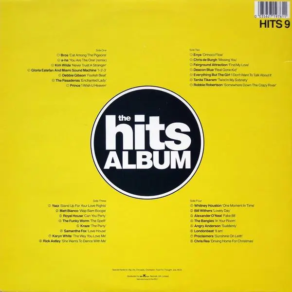 The Hits Album Vinyl LP (2xLP Record, Compilation) - VG+/VG+ - Classical33.co.uk