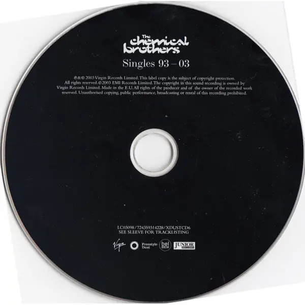 The Chemical Brothers - Singles 93-03 (CD, Compilation) - NM/NM - Classical33.co.uk