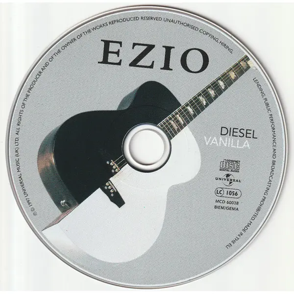 Ezio - Diesel Vanilla (CD, Album) - VG+/NM - Classical33.co.uk