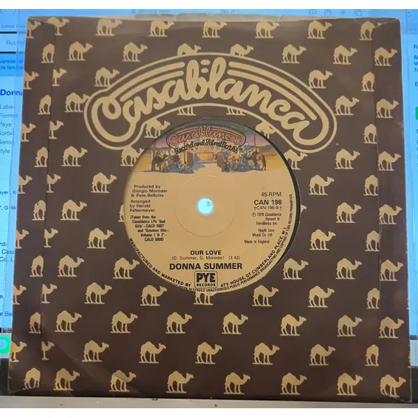 Donna Summer - Sunset People 7 Inch Vinyl Single (7 Inch Record) - NM/VG+ - Classical33.co.uk