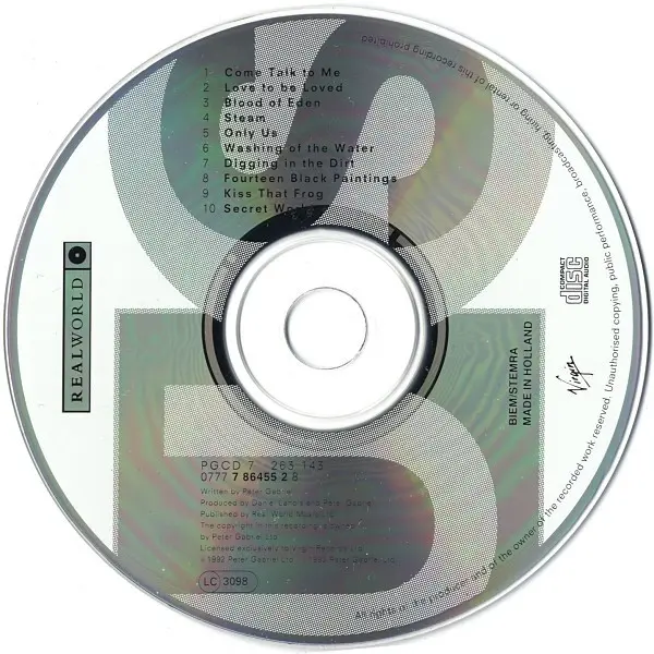 Peter Gabriel - Us (CD, Album) - NM/NM - Classical33.co.uk
