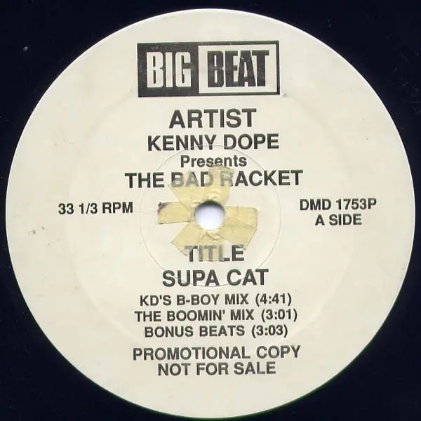 Kenny "Dope" Gonzalez presents Mad Racket, The - Supa Cat - All City Records